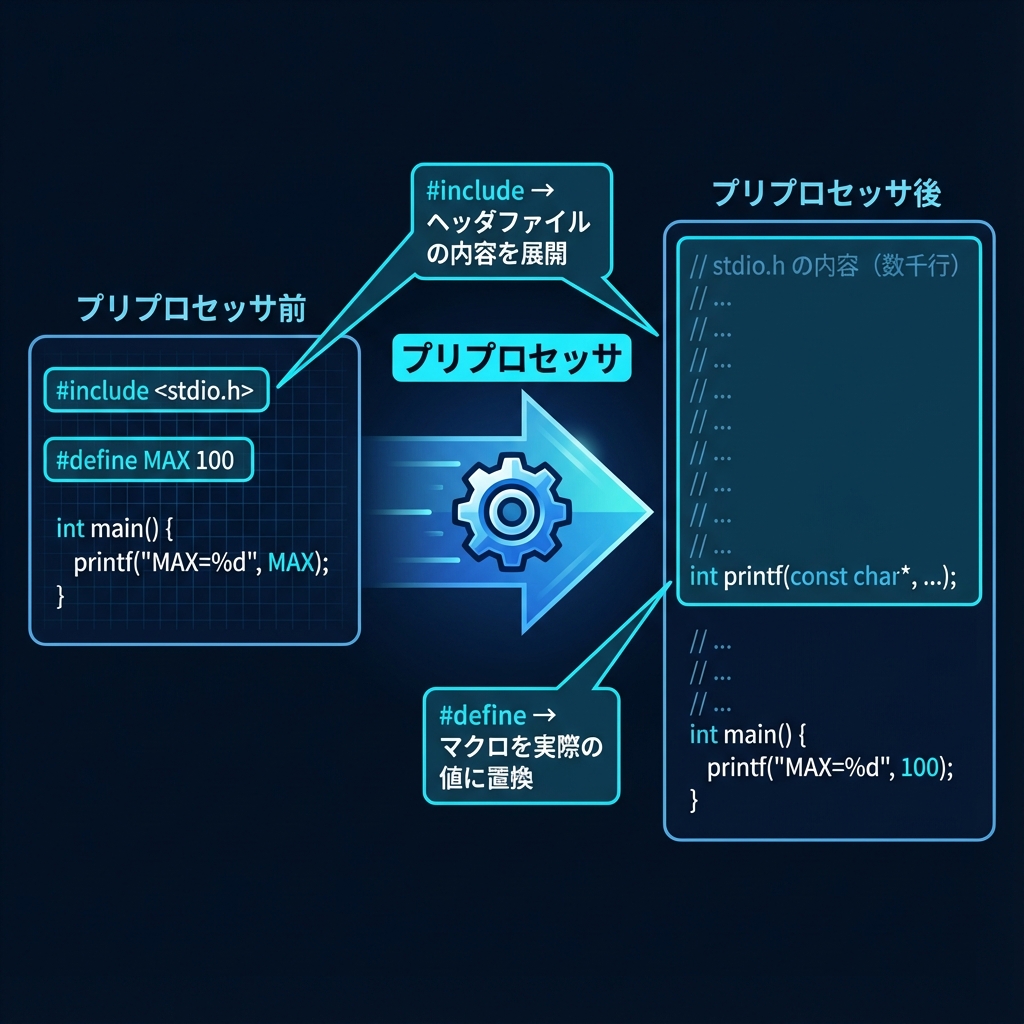 プリプロセスの処理内容