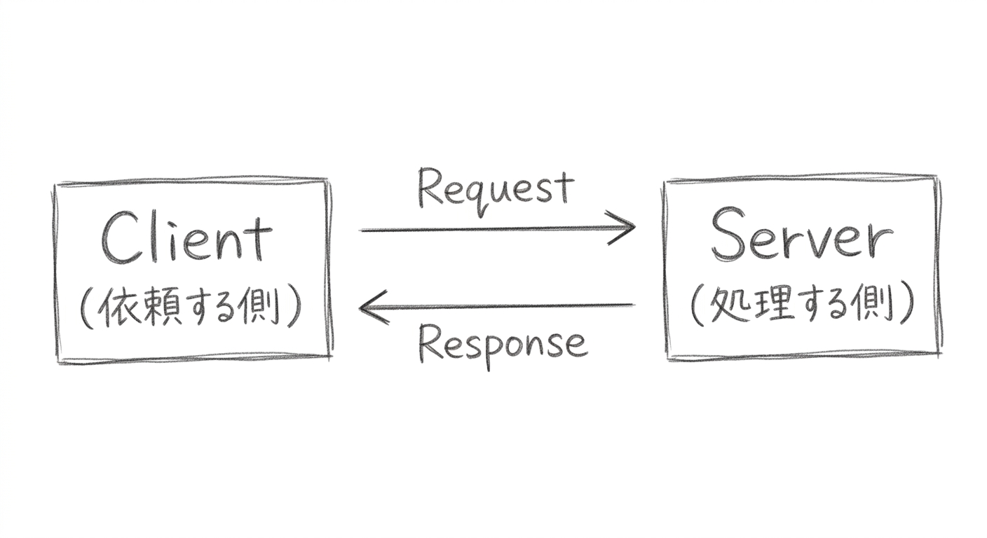 サービス通信（Request/Response）