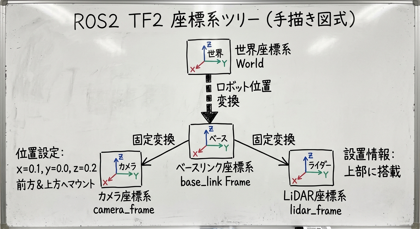 TFフレームツリー構造